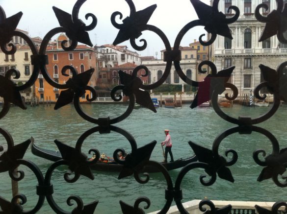 Guggenheim window with gondola