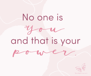Quote No One is You and That is Your Power
