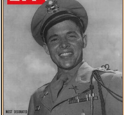 Life Magazine cover featuring Audie Murphy in uniform, smiling after receiving the Medal of Honor, July 16, 1945 issue.