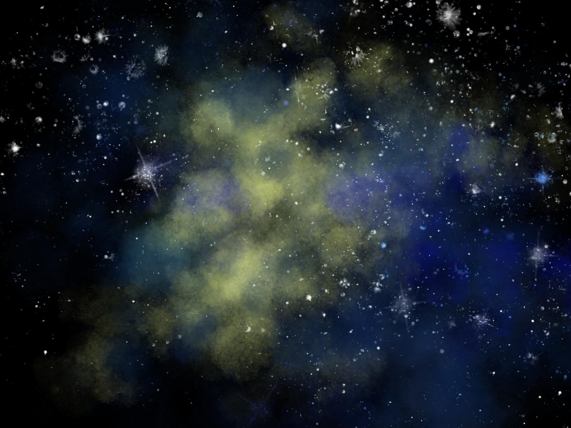 abstract night sky image inspired by By Night by Sophie Hutchings piano music