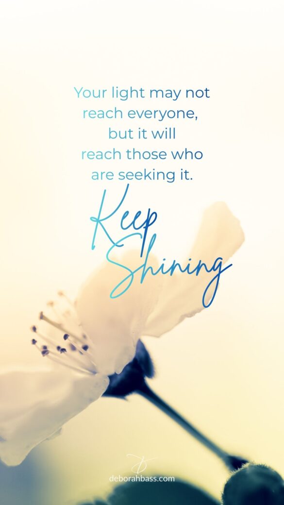 soft beige phone wallpaper with a delicate flower silhouette and the words Keep Shining in script