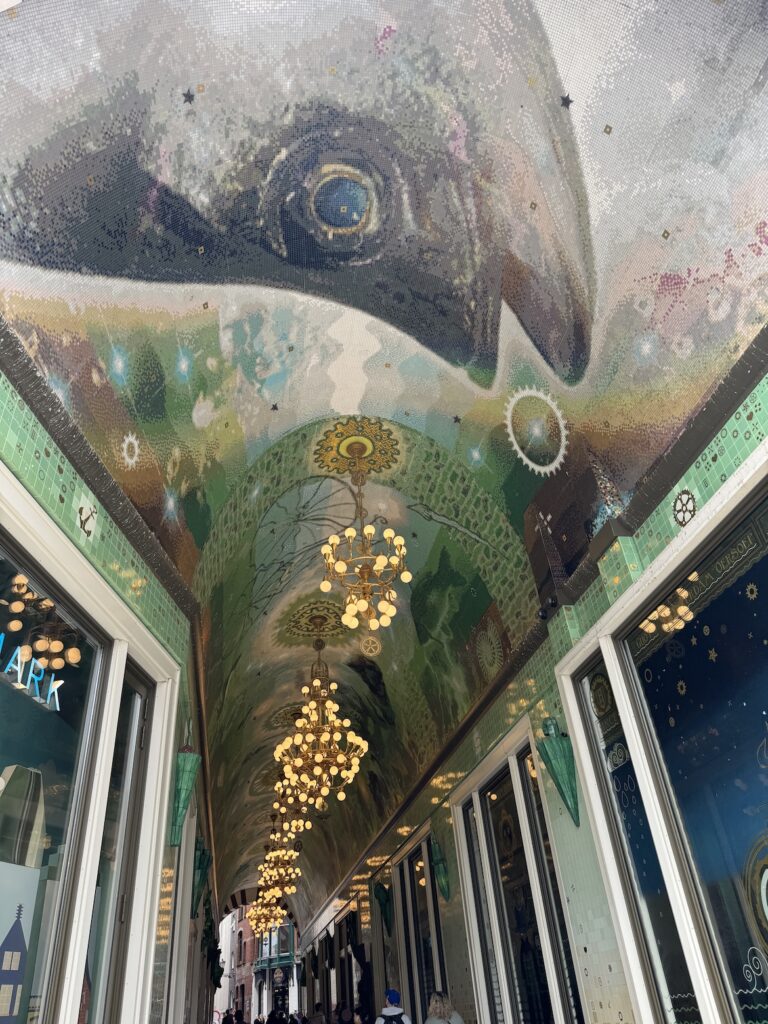 Amsterdam Oersoep Ceiling at the Beurspassage Ceiling mosaic inside the Beurspassage in Amsterdam featuring the Amsterdam Oersoep artwork