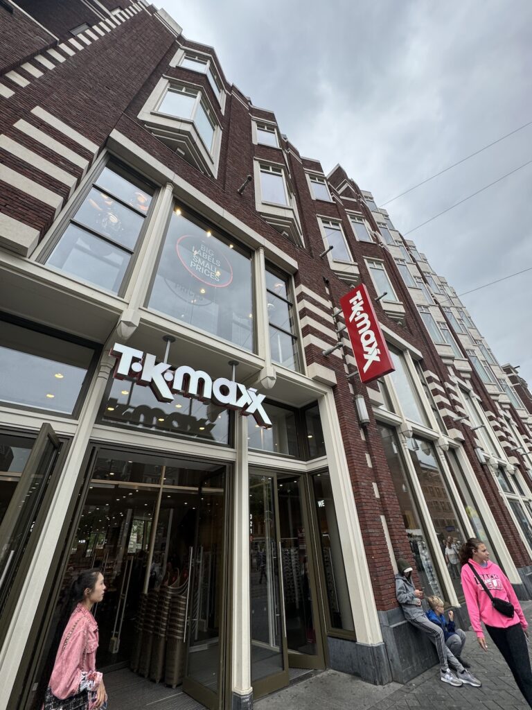 TK Maxx Store in Amsterdam TK Maxx store in Amsterdam, the European version of TJ Maxx